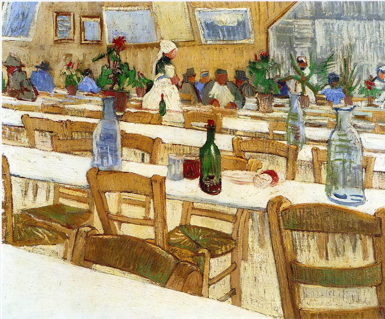 Interior de un restaurante Vincent van Gogh Pintura al óleo